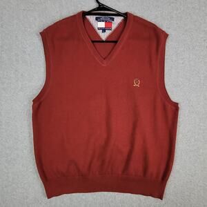 Tommy Hilfiger Mens Sweater Vest Size Large V Neck